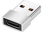 Inf Adattatore Da TYPE-C Femmina A Usb A 2.0 Maschio D'argento
