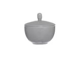 Ritzenhoff & Breker Doppio Zuckerdose, Zucker Dose, Vorratsdose, Geschirr, Porzellan, Grau, 9 Cm, 576924