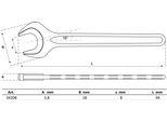 Bgs 34208 | Chiave Combinata | Din 894 | Sw 8 Mm