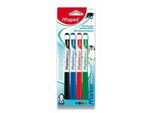 Marcatore Per Lavagna Bianca Maped Marker'peps, Blister Di 4 Pezzi
