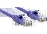 Lindy - Cavo Patch - RJ-45 (M) - RJ-45 (M) - 20,0M - Utp - Cat 6 - Crimpato, A Trefoli, Liscio - Viola (48129)