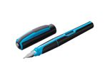 Pelikan 801263 Cartuccia Stilografica Stile P57 - Pennino M, Blu Neon(P)