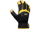 Texxor Topline Guanto In Pelle Di Cervo Ocala Giallo/Nero-10