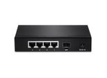 Trendnet TEG-S51SFP Trendnet Switch 4 Port Gbit LüFterlos Qos Metall