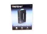 Trendnet TI-PG80 Trendnet Industrie Switch 8 Port Gbit Unman. L2 Poe+ Metall