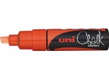 Pennarello Uni-Ball Chalk PWE-8K, Rosso Neon, Punta A Cuneo