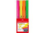 Faber-Castell 157704 Evidenziatore 38 A Penna - 4 Colori In Astuccio