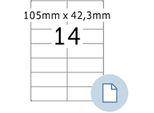 Herma Etichette Universali Dataprint 105 X 42,3 Mm Bianco 7.000 Etichette