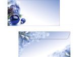 Sigel Weihnachts-Umschlag "Blue Harmony"", Din Lang, 90 G/Qm"