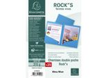Cartella Exacompta Rock's, Din A4, Cartone, Blu