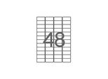 Etichette In Film Agipa Resistenti Alle Intemperie 45,7 X 21,2 Mm Bianco 960 Etichette