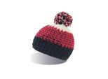 Cappello Invernale Atlantis Ever | Everest Beanie - Colore: Nero/Bordeaux/Bianco - Taglia: Unica