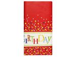 Tovaglia Di Carta Papstar Per Compleanno 120 X 180 Cm Happy Birthday