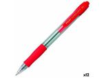 Pilot - Palline Pilot Super Grip M Rood | 12 Pezzi