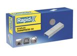 Rapid 5000560 Graffette Omnipress 30 Zincate, 5000 Pezzi