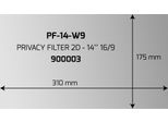 Port 900003 Nb Port Privacy Filter 2D 35,6Cm (14") 16/9"