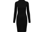 Urban Classics Donna - Rib Jersey Kleid Schwarz - L