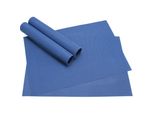 Tovaglietta Borda Set Di 4 Tovagliette Blu Scuro In Plastica 45X30 Cm Lavabile
