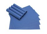Tovaglietta Borda Set Di 8 Tovagliette Blu Scuro In Plastica 45X30 Cm Lavabile