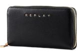 Replay Portafoglio Zip Around Wallet Black Nero
