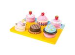 Small Foot 10149 Accessori Da Cucina Per Bambini Per Tagliare "Cupcake E Crostate"", Colorati, 13 Pezzi (1 Set)"