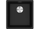 Lavello Sottopiano Franke Maris Mrg 110-37 Fragranit Onyx, Valvola A Pulsante