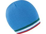 Result Winter Essentials R368X | Cappello Invernale National Beanie - Colore: Blu/Verde/Bianco/Rosso - Taglia: Unica