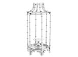 Casa Padrino Portacandele Argento 30,5 X 30,5 X H. 60,5 Cm - Accessori Per Hotel E Ristoranti