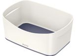 Leitz 5257-10-01 5257 Vassoio Mybox Wow - A5, Abs, Bianco/Grigio