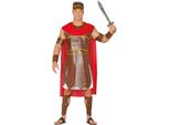 Gladiatore Romano Costume Antico Capitano Eroe Guerriero Cesare Governante Tunica Carnevale Storico Potente Legionario Impero Romano, Taglia: 46 - 48 (S) Colore: Marrone