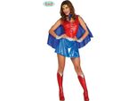 Supereroe Avventura Personaggio Costume Ispirazione Eroe Moderno Stile Fantasy Carnevale Capo Impressionante Rosso Blu Dettagli Costume Festa Avventuriera Glamour, Taglia: 42 - 44 (L) Colore: Rosso