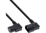 Inline® Cavo Alimentaz. Prolunga IEC-320, Spina C14 Presa C13, 90° D, Nero, 1,8M