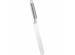 Metaltex 233-221010 Tavolozza Angolare Con Coltello Per Smalto Imperial, Acciaio Inox, Argento