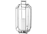 Casa Padrino Candeliere In Argento 25 X 25 X H. 55 Cm - Accessori Per Hotel