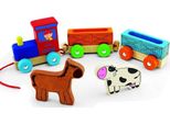 Pintoy Houten Dierentrein Met Boerderijdieren