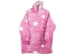 Verk Tv Felpa Con Cappuccio Xxl Stelle Luminose Rosa