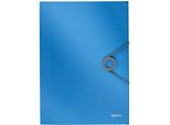 Leitz 4563-10-30 4563 Cartella A Tre Ante Solid - A4, Pp, Azzurro