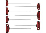 Ks Tools 158.5050 Set Di Chiavi Esagonali Con Impugnatura A T 7 Pz