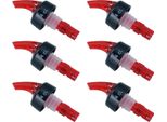 6 Pezzi. Versatore 4 Cl Schnap Versatore Versatore Schnap Dosatore Per Bottiglie - Plastica