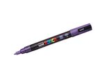 Marcatore A Pigmenti Uni-Ball Posca PC-3ML Glitter, Viola