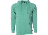 Independent PRM33SBP | Herren Midweight Special Blend Raglan Hooded Pullover - Farbe: Verde Mare - GrößE: Xxl