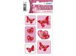 Herma Magic Adesivo Cuore Di Rosa, Seta