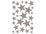 Adesivi Natalizi Herma Magic "Stelle Argento"", Glitterati"