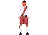 Culture Del Mondo Costume Scozzese Kilt Carnevale Uomo Set Completo Abbigliamento Tradizionale Carnevale Outfit Cappelli Gonne, Taglia: 48 - 50 (M) Colore: Bianco