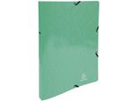 Exacompta 54898E Raccoglitore Ad Anelli Exacompta Iderama - A4/2R/15Mm, Con Chiusura Elastica, Verde Scuro