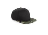 Beechfield B691 | Cappello / Berretto / Berretto Snapback Camo - Colore: Nero/Jungle Camo - Taglia: Taglia Unica