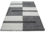 Gala Shaggy Tappeto Pelo Lungo Rettangolo 140X200Cm Grigio Chiaro