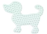Piastra Hama "Cagnolino"" Bianca Per Perline Stirate Midi"