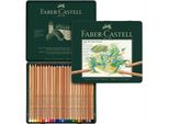 Matite Colorate FABER-CASTELL Pitt Pastell, Confezione In Metallo Da 24 Pezzi