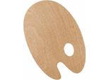Kreul 41800 Kreul Solo Tavolozza Di Miscelazione Colori Goya, Legno, Ovale, 200 X 300 Mm